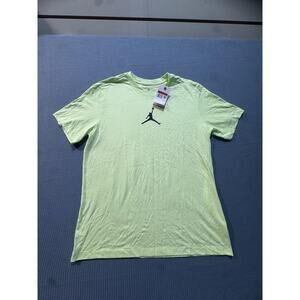 Jordan Jumpman Men's T-Shirt  Sz L Yellow Brand New